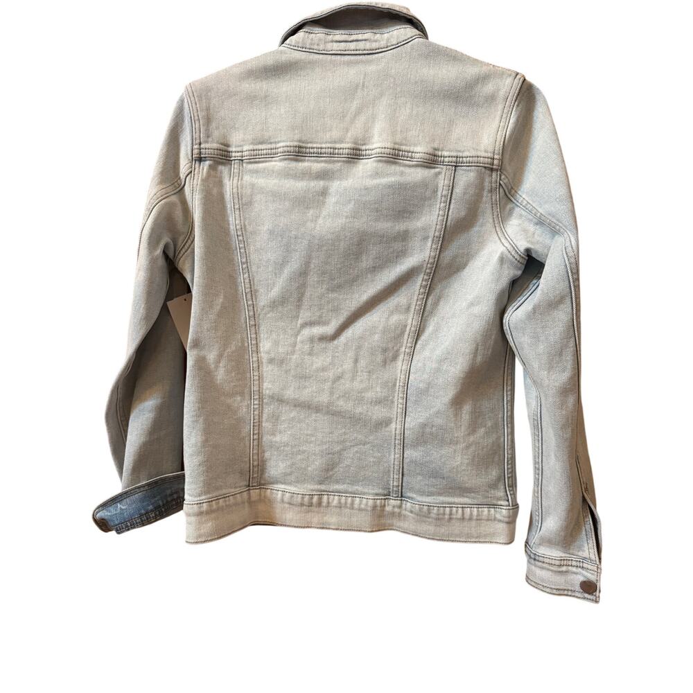 Joe's Women's Standard Trucker Denim Jacket Color: Lotus size small (New) - Picture 6 of 7
